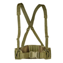 Sports de Plein Air Équipement Gilet de Combat Accessoire Porte-Revues Sac de Camouflage Tactique Plate-Forme de Poitrine Armée Verte