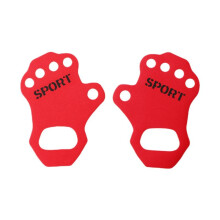 Vingerloze Gym-Fitnesshandschoenen Ademende Trainingssporthandschoenen voor Dames en Heren Geventileerde Handgreep Heffen B