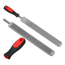 2 PCS 14 Inch Horseshoe Trimming Horseshoe Files Carbon Steel Fork Tools for Repairing Wood Work Supplies with Handle