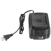 Ładowarka Akumulatora Elektronarzędzia 21 V do Narzędzi 21 V Elektronarzędzia Przenośne Inteligentne Szybkie Ładowanie Litowo-Jonowe Czarna