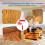 Paint Roller, Paint Pattern Roller, Wood Grain Tool Kit, Wood Graining Maker Tool with Handle for Wall Wood Decoration 6