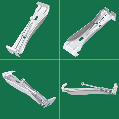 Gutter Hangers 5 Inch,Gutter Clips Hidden Gutter Hangers with A Rust Resistant Screw with 6 Inch Drill Bit 2