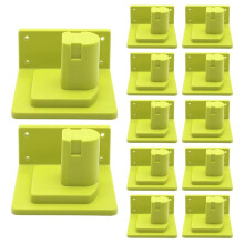 12pcs Tool Mount Holder for  18V One+ P102 P103 P104 P105 P107 P108 P109 Tool Battery Dock Holder Power Tool Hanger