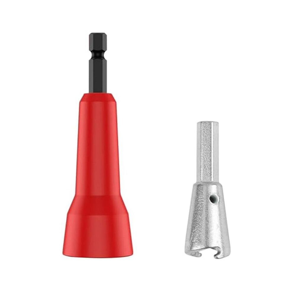 2Pcs Wire Twister Tool For Drill,Wire Twister,Wire Twisting Tool,Spin Twisting Wire Connector Socket With 1/4Inch Chuck 6033408908870