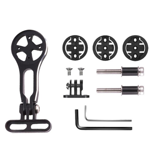 Adjustable Speedometer Extension Bracket  Aluminum Alloy Bicycle Computer Holder for  Replacement B