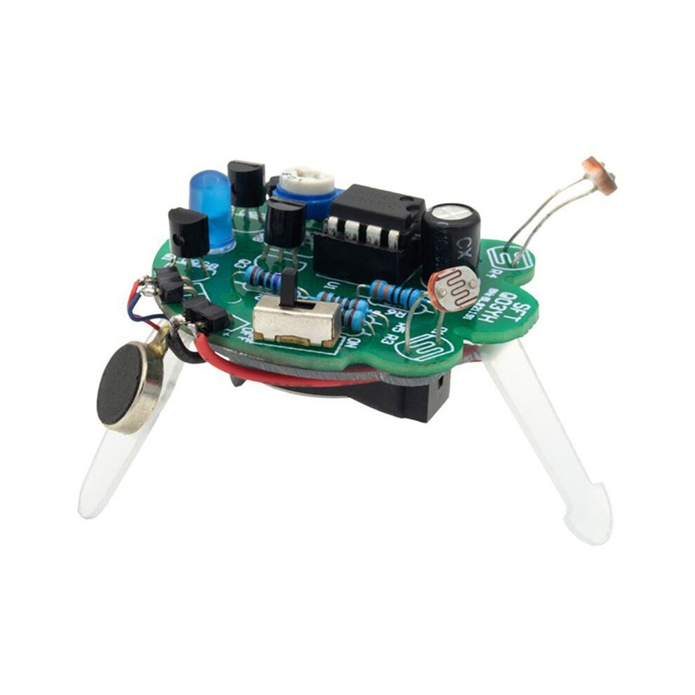 Photos - Educational Toy LED Breathing Light Soldering DIY Kit Simulated Firefly Flashing Robot Photosensitive Sensor Mobile Robot Part DIY Kit