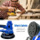 2pcs 9 Inch Drywall Sander Hook and Loop Pad,Grade Sanding Tool,10 Holes,Backup Pad with 14mm Thread 1