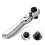 2 in 1 Flat Handle Ratchet Wrench 1/4 Double Ended 72 Teeth Quick Spanner Tool Screwdriver Socket Bit DIY Repair Tool 2