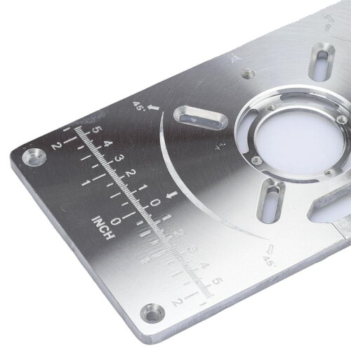 Router Table Insert Plate, DIY Router Table Insert Plate for Woodworking Benches,Table Top Insert Mounting Plate 1