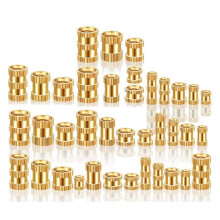 1000Pcs Threaded Inserts Brass Knurled Nuts Heat Set Insert Tool for Plastic Parts 3D Printing Injection Molding Press