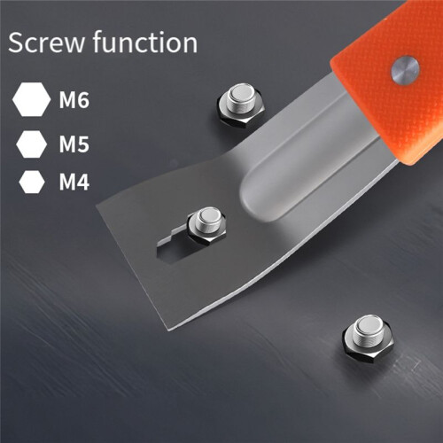 RUITOOL Hand Wonder Crow Bar Tool, Nail Puller Paint Lid Lifter Trim Flat Pry Bar for Prying, Scraping, Lifting, Pulling 2