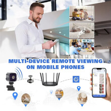 HD 1080P Camera Power Saving WiFi Night Vision Motion Monitor Nanny Camera Indoor Home Security Cam AS03