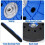 2pcs 9 Inch Drywall Sander Hook and Loop Pad,Grade Sanding Tool,10 Holes,Backup Pad with 14mm Thread 3