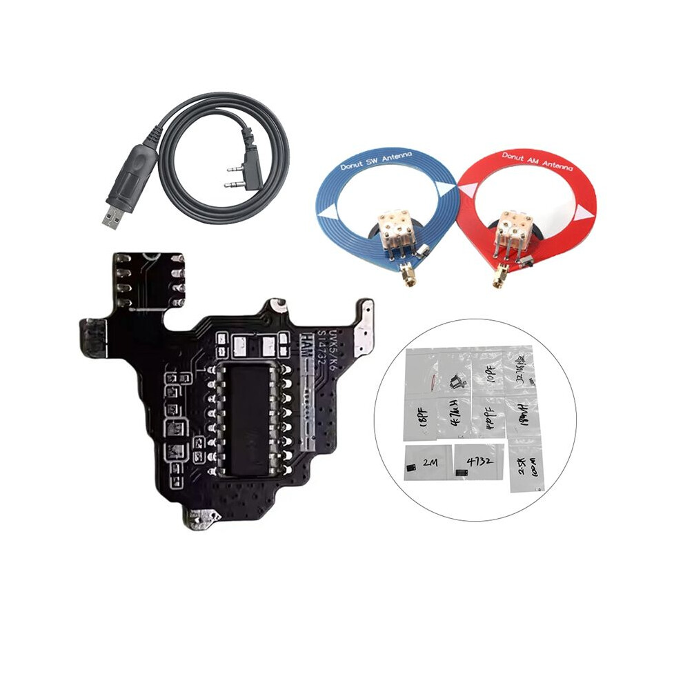 Si4732 Shortwave Radio Module+Programming Cable With 2Xantenna For Quansheng Uvk5/Uvk6 With 2M Capacity Expansion 6031735395356