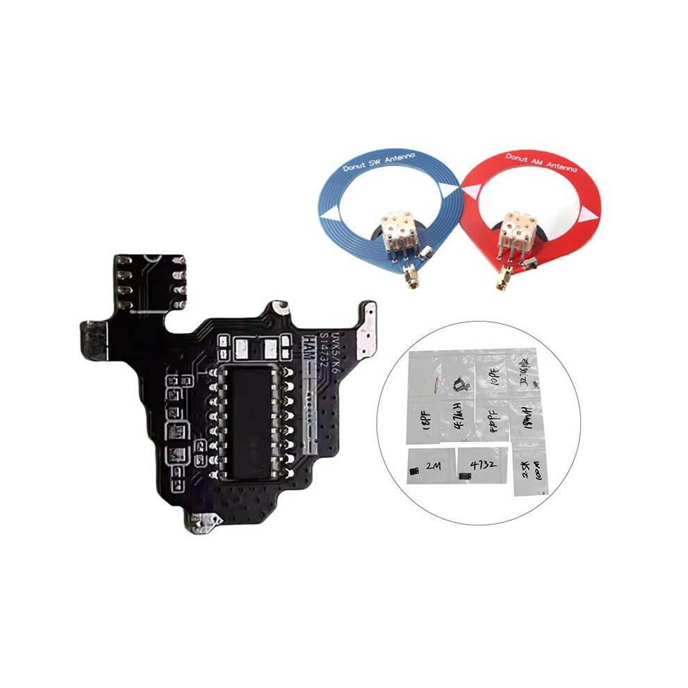 Si4732 Shortwave Radio Module+Donut Sw/Am Antenna For Quansheng Uvk5/Uvk6 Pcb+Si4732ic+2M Capacity Expansion 4713714424081