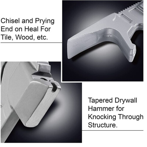 Outdoor Multi-Functional Hammer Nail Remover  Fire Rescue Tool Demolition Tool Claw Stick Disassembly Tool 2