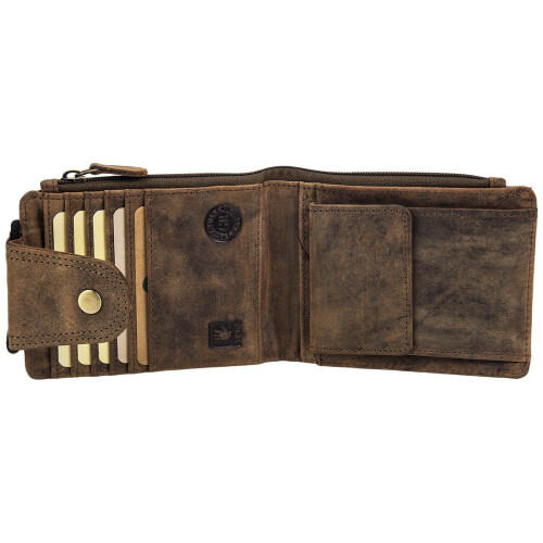 Greenburry Vintage Neck Pouch Leather 11 cm 1