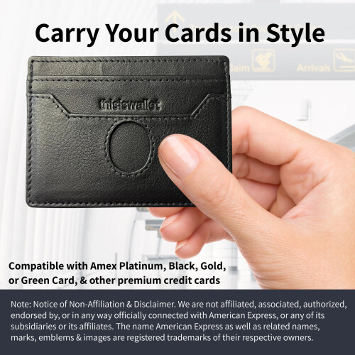 Minimalist Wallet, Black, Mini Black 1