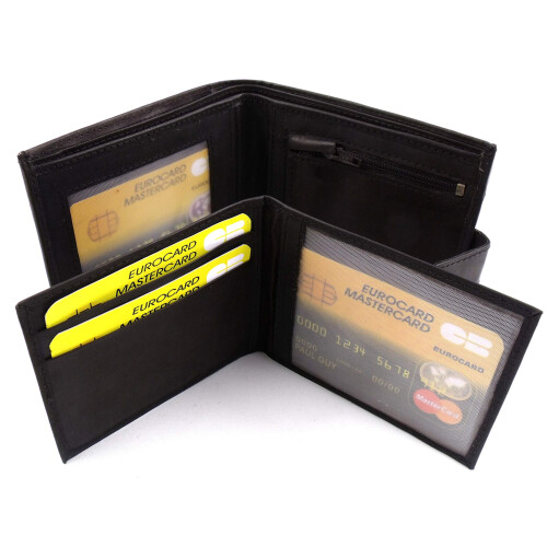 Leather Emporium Mens Black Leather Wallet 2