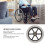 6 Inch Grey Widened Wheelchair Front Caster Wheel 2PCS Replacement 4