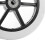 6 Inch Grey Widened Wheelchair Front Caster Wheel 2PCS Replacement 10