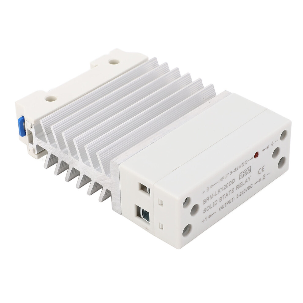 120A Dc Solid State Relay Module With Heat Sink, Single Phase 6951384551111