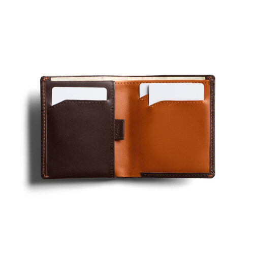Bellroy Note Sleeve Wallet (Slim Leather Men's Wallet, RFID Blocking, Holds 4-11 Cards, Coin Pouch, Flat Note Section) - Java Caramel 1
