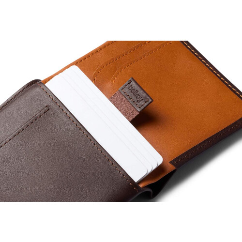 Bellroy Note Sleeve Wallet (Slim Leather Men's Wallet, RFID Blocking, Holds 4-11 Cards, Coin Pouch, Flat Note Section) - Java Caramel 2