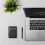 Travelambo Front Pocket Minimalist Leather Slim Wallet RFID Blocking Medium Size, Black Matte, One Size, Minimalist 2