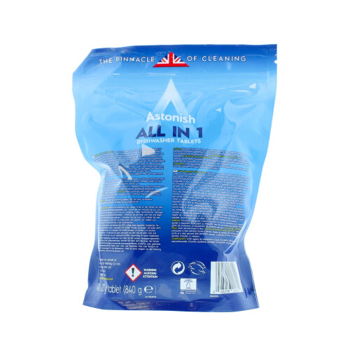Astonish Astonish All In 1 Lemon Fresh Dishwasher Tablets x 42 1