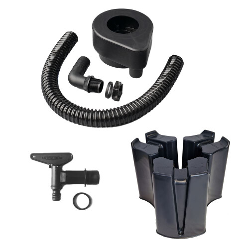100L Slim Water Butt Kit with Stand & Diverter 1