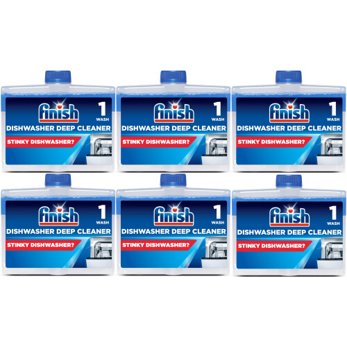 Finish Finish Dishwasher Machine Cleaner | Original | Pack 6, 250ml Each