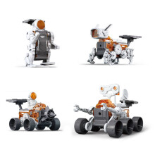 Giochi di costruzione STEM 4-in-1 138 pezzi 30,3  23,5  6,4 cm 8+