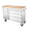48" Stainless Steel 4 Drawer Tool Cabinet & Workbench 1