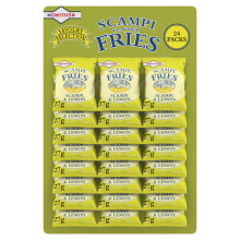 Smiths Savoury Selection Scampi Lemon Fries 27g Sheet of 24 Bags Scampi a