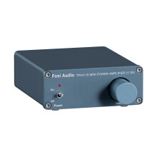 Fosi Audio V1.0G 2 Channel Amplifier Stereo Audio Amp Mini Hi-Fi Class D Integrated TPA3116 Amp for Home Speakers 50W x 2 with 19V 4.74A Power Supply