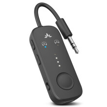 Avantree Relay – Airplane Bluetooth Adapter for AirPods, Bose & Wireless Headphones, Qualcomm Chip, aptX Adaptive & HD Audio Transmitter, 25Hrs Batt