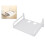 Router Wall Mount Projector Shelf Aluminum Compact DVD Shelf Silver Finish 1