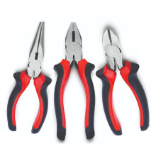 True Face Pliers Set 3 Pcs Side Cutter Sets Long Nose Pliers Wire Cutters Grips Tools 15cm