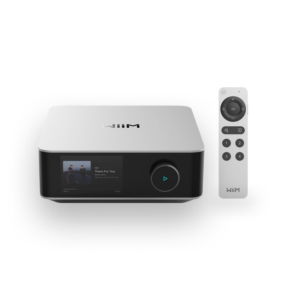 Wiim Amp Ultra With Voice Remote 2 | 100W Streaming Amplifier With Premium Ess Es9039q2m Dac & Dual Ti Tpa3255 Amps | Built-In Roomfit Eq & Touchscre 92706682