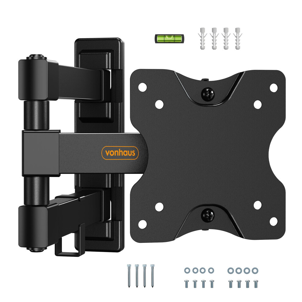 Vonhaus Tv Wall Bracket For 13-27" Screens, Articulating Tv Bracket, Wall Mount With Full Tilt Swivel & Extension, 20Kg Capacity, Max Vesa: 100X100mm 59225713