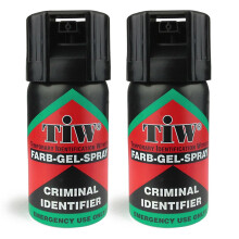 2in1 Self-Defence Spray and Criminal Identifier. 2 UNITS. UK Police used brand TiW TW1000. UK Legal alternative to Pepper Spray, Taser, Mace. (2 x 40