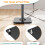 ELIVED Adjustable Height Speaker Stands for Satellites Up to 10KG 5