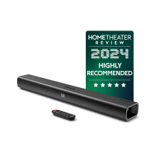 MAJORITY Naga 80 Bluetooth Soundbar for TV | 140W 2.2 Channel Sound Bar with Built-In Subwoofer 22.5" | 3D Surround Sound, HDMI ARC, Optical, AUX, U