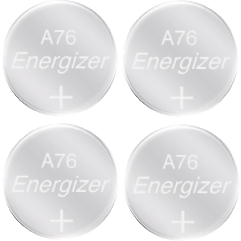 Energizer Lr44/A76 Alkaline Batteries, 1.5V, Pack Of 4
