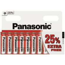 10 X PANASONIC AA Zinc Carbon Batteries Battery Pack Of 10 CELL 1.5V-NEW