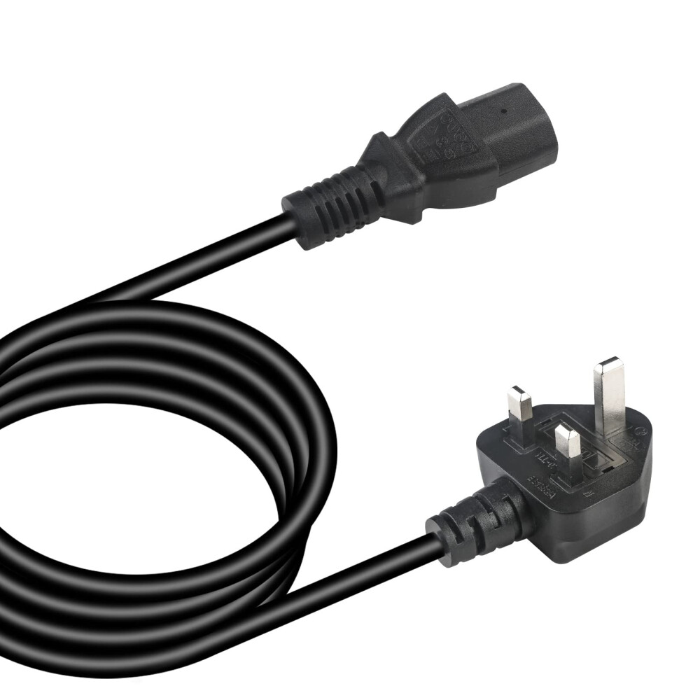 10A 250V Power Cable, 3M Ps3 Pc Monitor Computer Power Cord - C13 Kettle Plug, Three Pin Lg Tv Power Cord, Uk Ac Plug 84067203