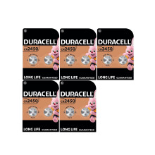 10x Duracell Cr 2450 Lithium (5 Blister Packs of 2 Batteries) 10 Batteries