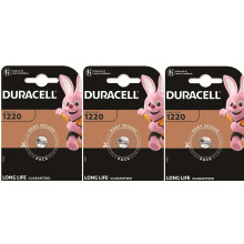 3 x Duracell 1220 (3 blister packs of 1 battery) 3 batteries (CR1220)