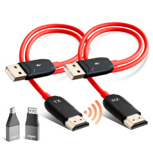 Wireless HDMI Transmitter and Receiver, 5GHz Wireless HDMI Extender, 4K Decode 1080P@60Hz Ultra HD Video Output Video/Audio Dual Transfer, Laptop, Ta